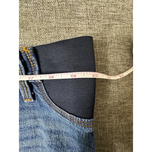 Isabel Ingrid & Isabel Mid-Rise Denim Maternity Shorts Size 12 - Picture 5 of 7